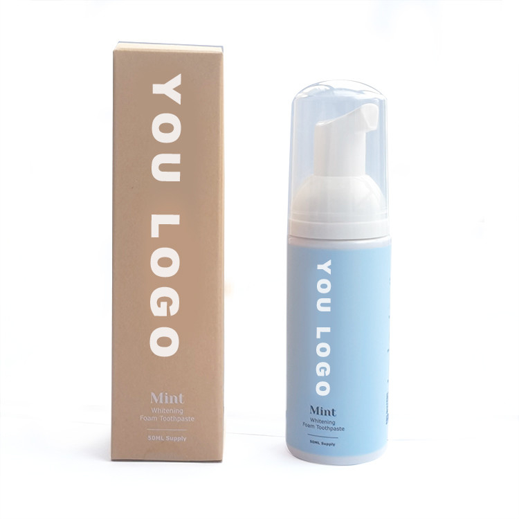 Kem đánh răng hữu cơ dành cho trẻ em màu trắng 50ML không chứa florua dành cho trẻ 12 tuổi