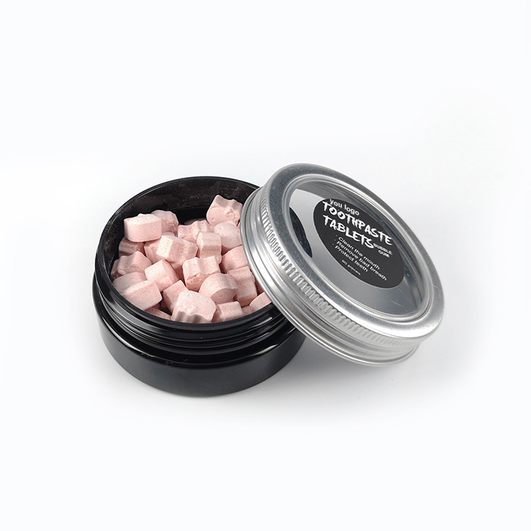 OEM Portable 50g Viên làm trắng răng với kem đánh răng làm sạch răng miệng Fluoride