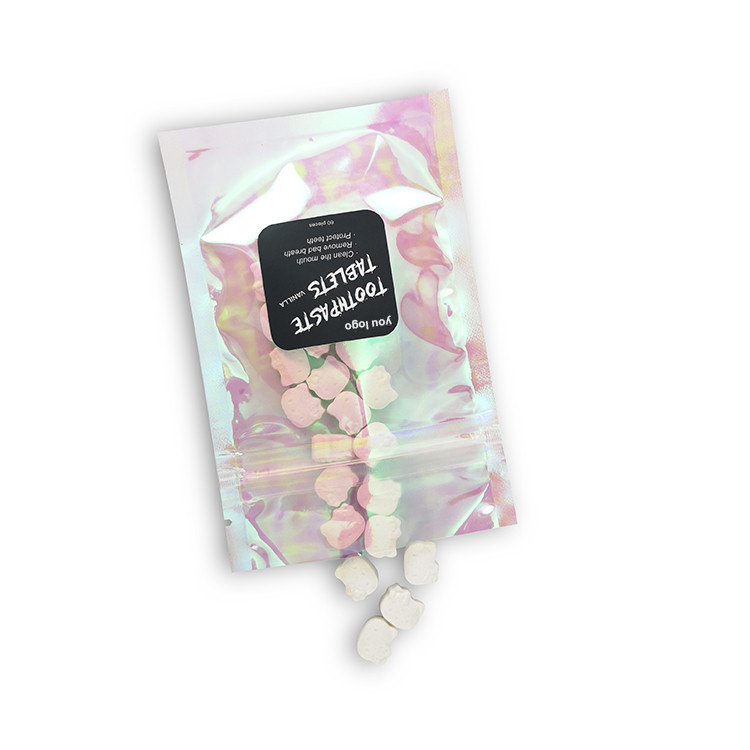 Kích thước thông thường Kem đánh răng hữu cơ Baking Mint Viên thuốc làm trắng miệng Du lịch dành cho người lớn
