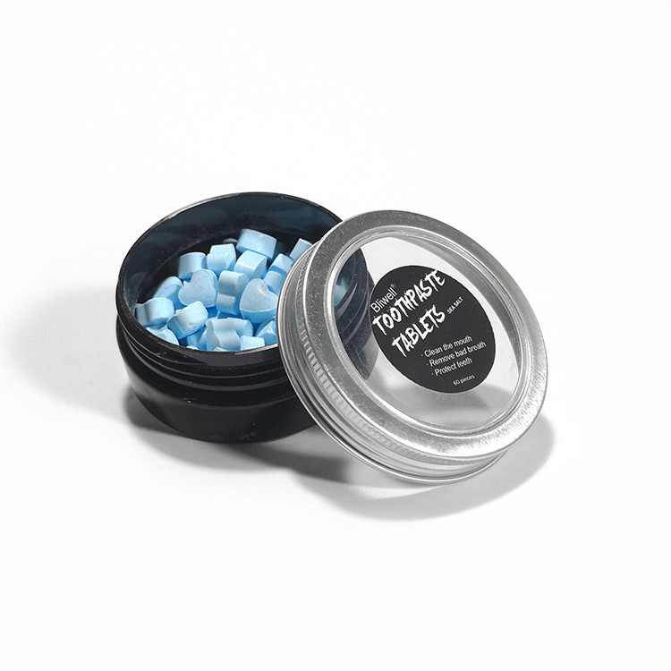 Kích thước thông thường Kem đánh răng hữu cơ Baking Mint Viên thuốc làm trắng miệng Du lịch dành cho người lớn