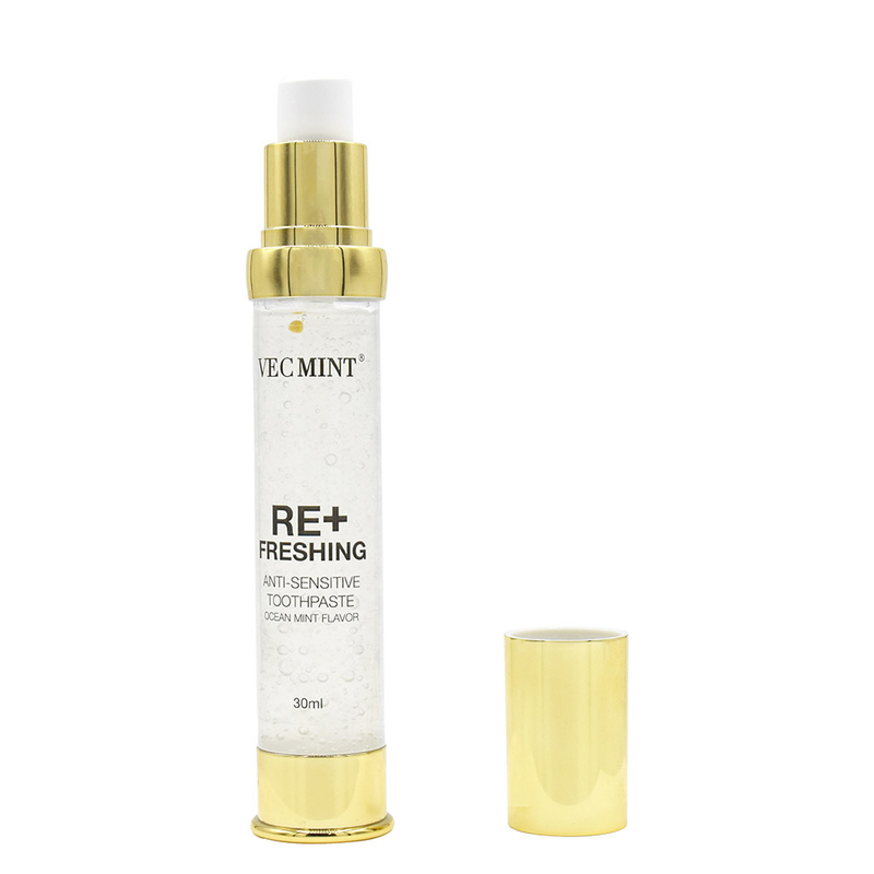 OEM có hiệu quả làm trắng thuốc đánh răng chống nhạy cảm Set 30ml loại bỏ vết bẩn miệng Hít thở làm sạch răng