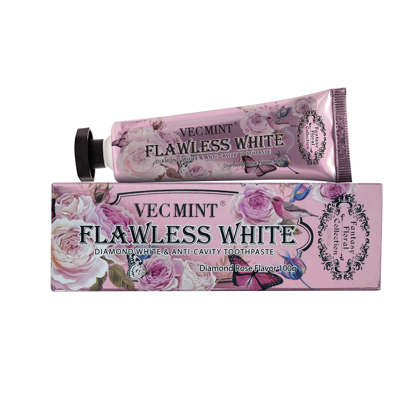 hương vị hoa Aloe Vera Kem đánh răng 100g ống răng làm trắng chăm sóc răng miệng với LILY / ROSE / Osmanthus.