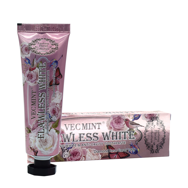 Lily Lily Rose Osmanthus hương vị kem phao thuốc đánh răng với hộp giấy trắng 400g