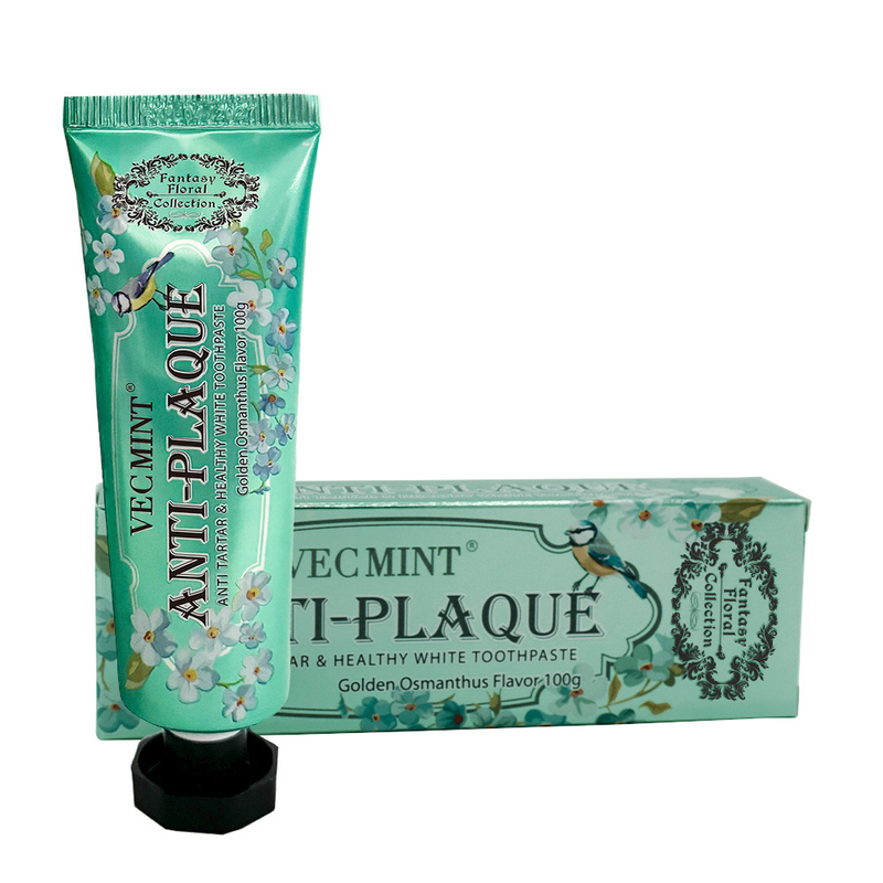 hương vị hoa Aloe Vera Kem đánh răng 100g ống răng làm trắng chăm sóc răng miệng với LILY / ROSE / Osmanthus.