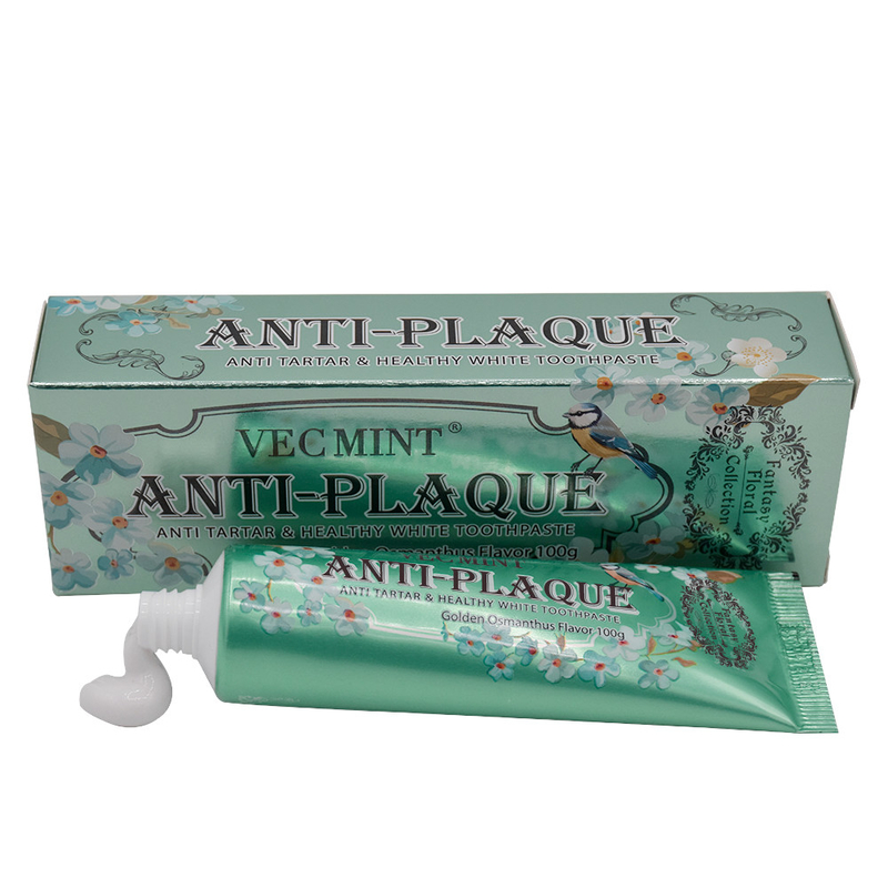 Hàng xưởng bán buôn chuỗi hoa Osmanthus và hương vị trà làm trắng kem đánh răng làm sạch miệng làm trắng răng