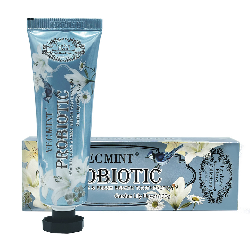 hương vị hoa Aloe Vera Kem đánh răng 100g ống răng làm trắng chăm sóc răng miệng với LILY / ROSE / Osmanthus.
