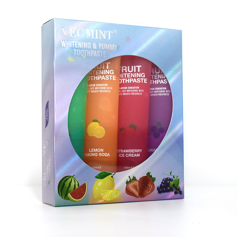 Herbal Fruit Whitening Toothpaste for Adults Customized Oem Soft Teeth Whitening Formula Các loại kem đánh trắng răng từ trái cây cho người lớn