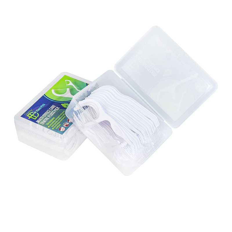 dùng một lần khách sạn du lịch sử dụng tại nhà làm sạch răng Dental Floss Toothpick Dental Cleaning Dental Floss Stick