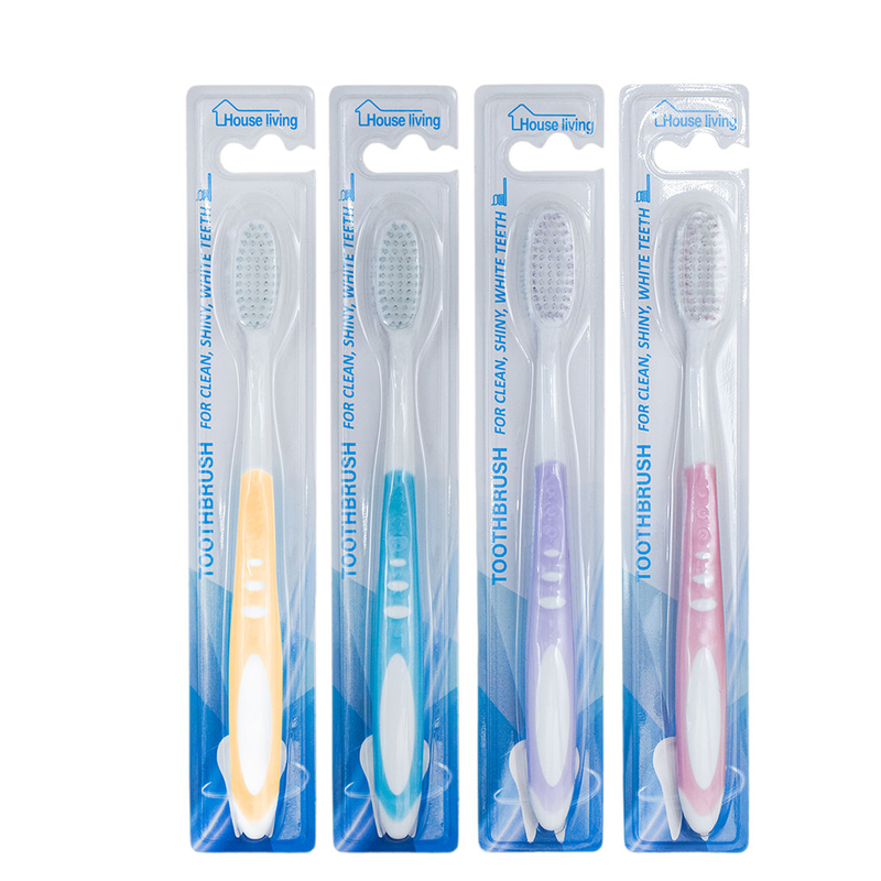 Nhập khẩu tùy chỉnh người lớn du lịch nhà khách sạn nhựa mềm Bristle nhà sử dụng bàn chải đánh răng