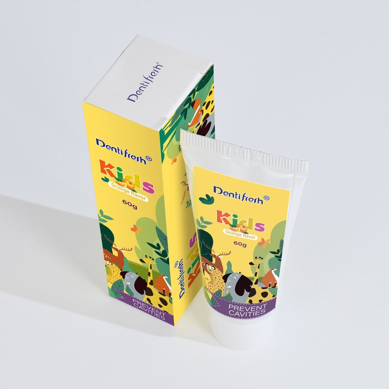DENTIFRESH 60g hương vị cam Măng mỡ trong cam Măng mỡ hương vị Măng mỡ cho trẻ em Măng mỡ có dung lượng nhỏ