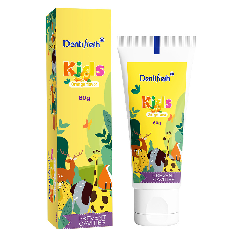 DENTIFRESH 60g hương vị cam Măng mỡ trong cam Măng mỡ hương vị Măng mỡ cho trẻ em Măng mỡ có dung lượng nhỏ