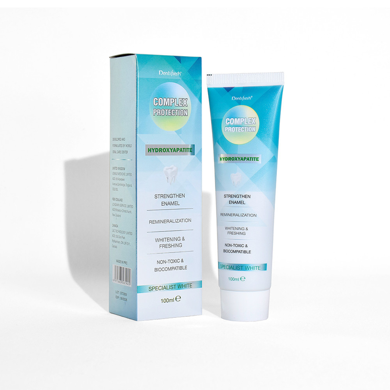 DENTIFRESH 100g Kem đánh răng Hydroxyapatite Mint Flavor Kem đánh răng cho người lớn Kem đánh răng logo tùy chỉnh