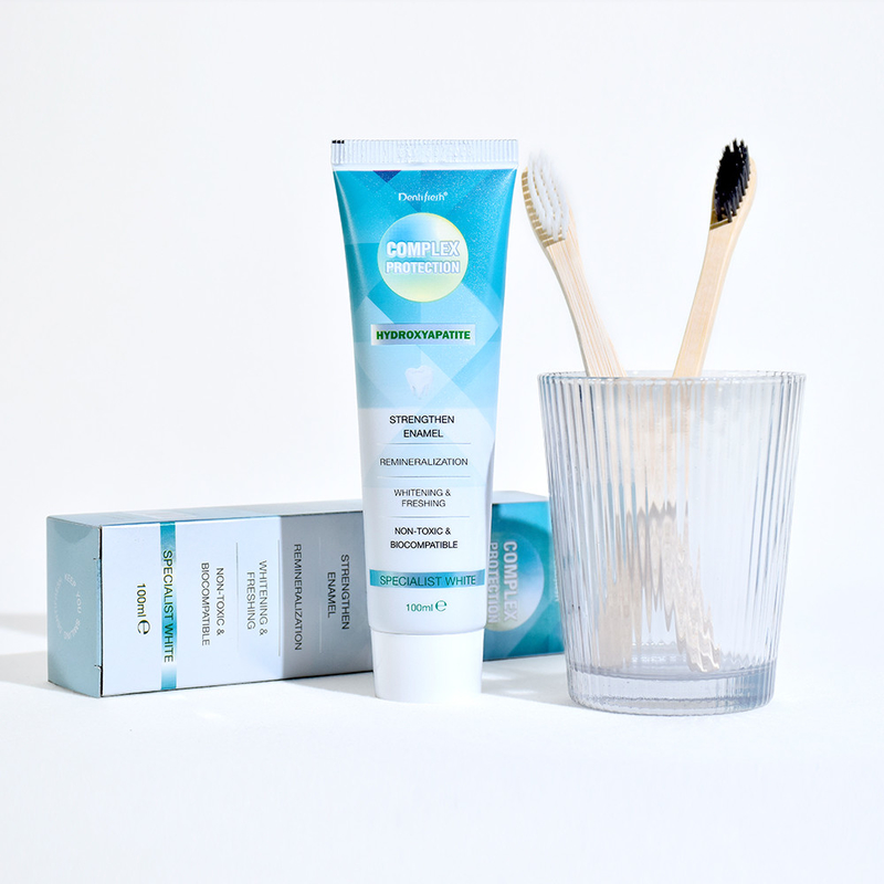 DENTIFRESH 100g Kem đánh răng Hydroxyapatite Mint Flavor Kem đánh răng cho người lớn Kem đánh răng logo tùy chỉnh