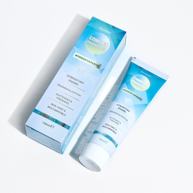 DENTIFRESH 100g Kem đánh răng Hydroxyapatite Mint Flavor Kem đánh răng cho người lớn Kem đánh răng logo tùy chỉnh