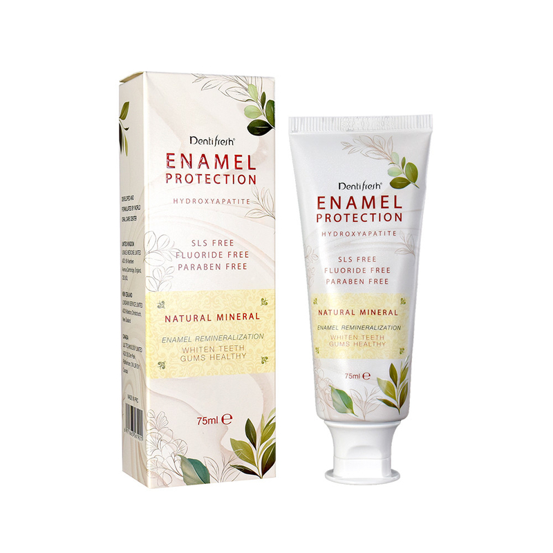 Kem đánh răng tươi 75ml - Hydroxyapatite SLS - Không chứa fluor tự do với khoáng chất tự nhiên để tái khoáng hóa men