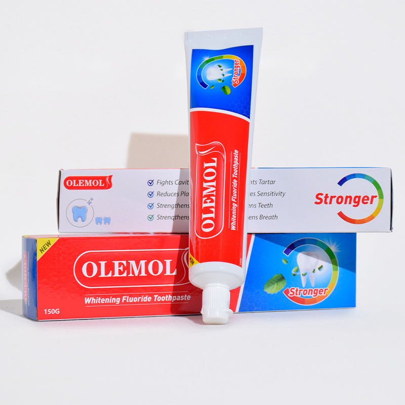 Olemol mới 150g Kem đánh răng thảo dược - Chế độ dinh dưỡng bằng thảo dược tự nhiên cho răng mạnh mẽ hơn và nướu khỏe mạnh hơn