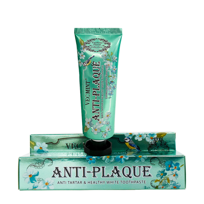 VECMINT Osmanthus kem đánh răng 100g Kem đánh răng cho răng khỏe mạnh bộ sưu tập hoa sang trọng bán nóng nhà máy giao hàng trực tiếp