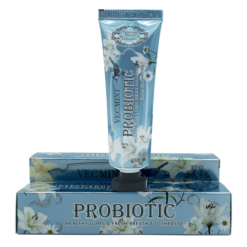 Vecmint Lily Kem đánh răng 100g Kem đánh răng cho răng khỏe mạnh Bộ sưu tập hoa nóng hổi Nhà máy giao hàng trực tiếp
