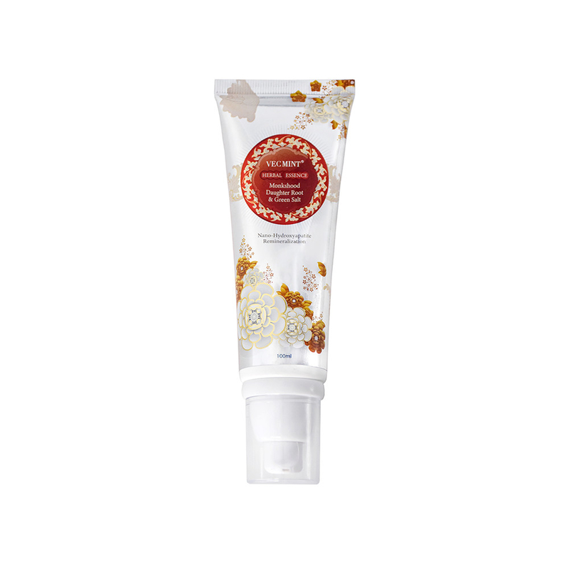 VECMINT Nano - Kem đánh răng axit hyaluronic - Công thức thảo dược với Monkshood, Daughter Root & Green Salt 100ml