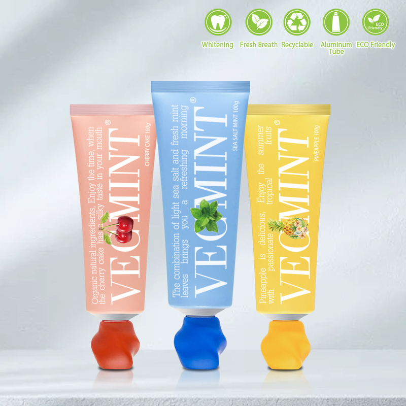 VECMINT Muối biển & kem đánh răng bạc hà tươi - Rời miệng của bạn tươi 100g nhà máy bán buôn