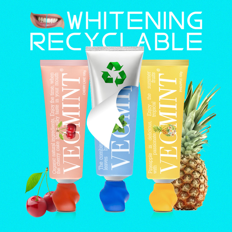 VECMINT Muối biển & kem đánh răng bạc hà tươi - Rời miệng của bạn tươi 100g nhà máy bán buôn