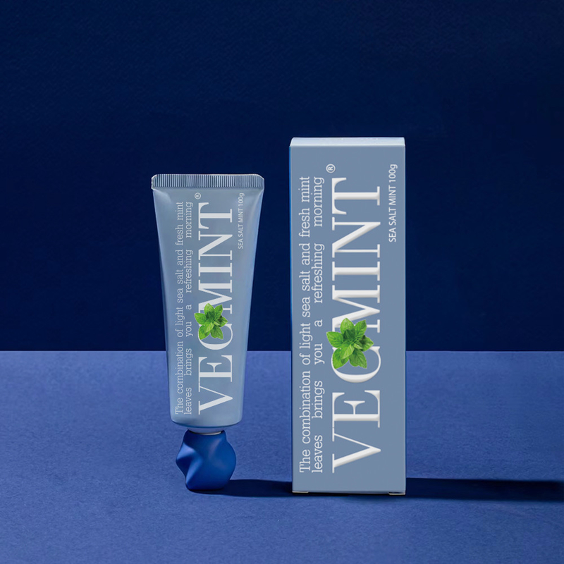 VECMINT Muối biển & kem đánh răng bạc hà tươi - Rời miệng của bạn tươi 100g nhà máy bán buôn