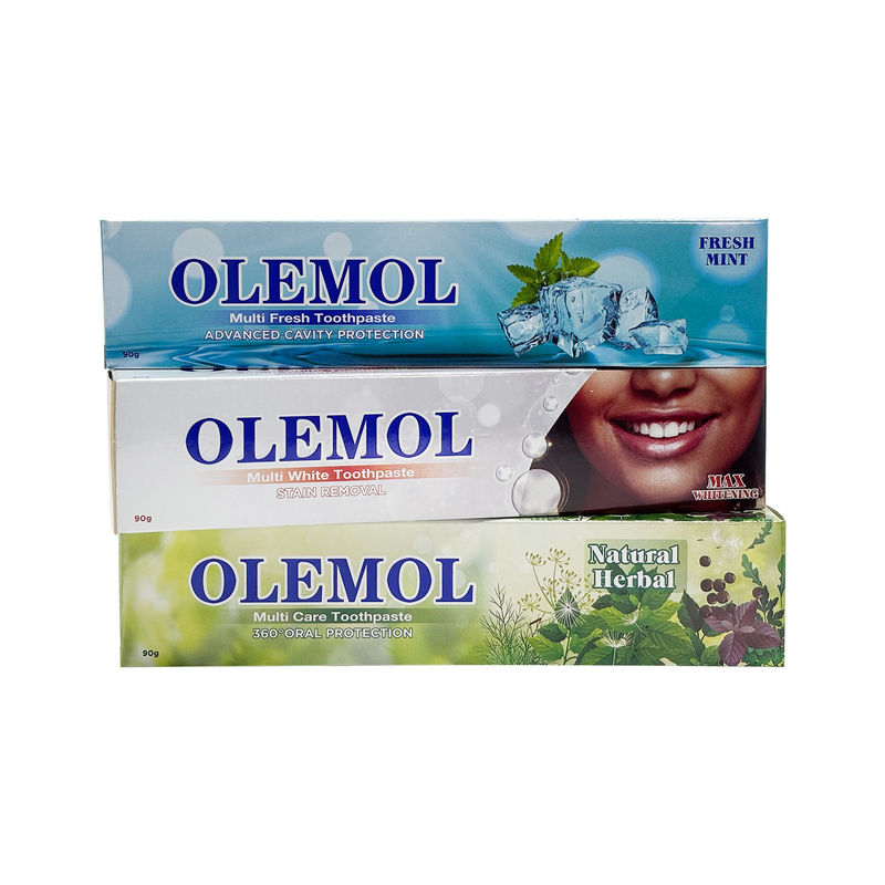 OLEMOL Multi trắng kem đánh răng 90g - Max làm trắng & loại bỏ vết bẩn công thức để làm sáng răng hiệu quả & chăm sóc răng miệng hàng ngày