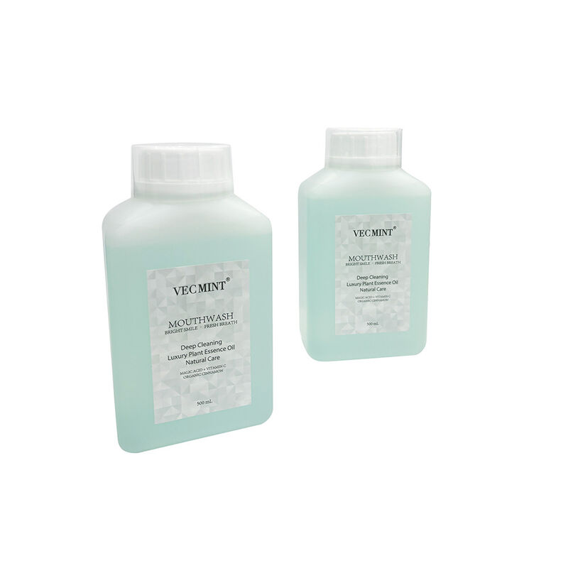VECMINT nước súc miệng tự nhiên - Làm sạch sâu chăm sóc răng miệng Rửa sạch với tinh dầu thực vật sang trọng cho hơi thở tươi 500ml