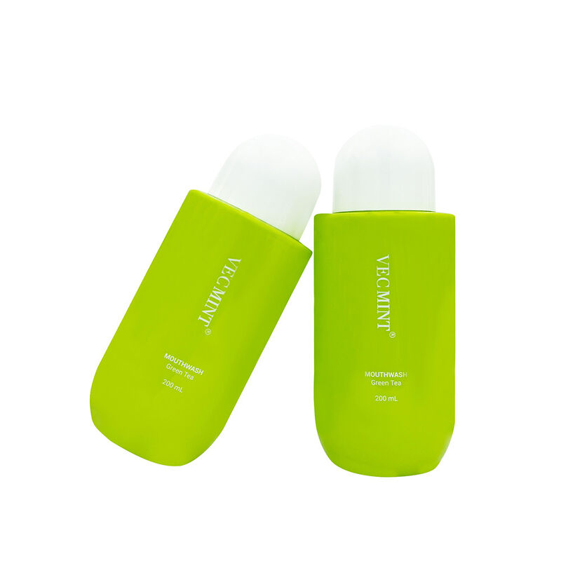 Rửa miệng trà xanh không chứa hóa chất VECMINT - Rửa miệng tươi tự nhiên lâu dài (200ml)