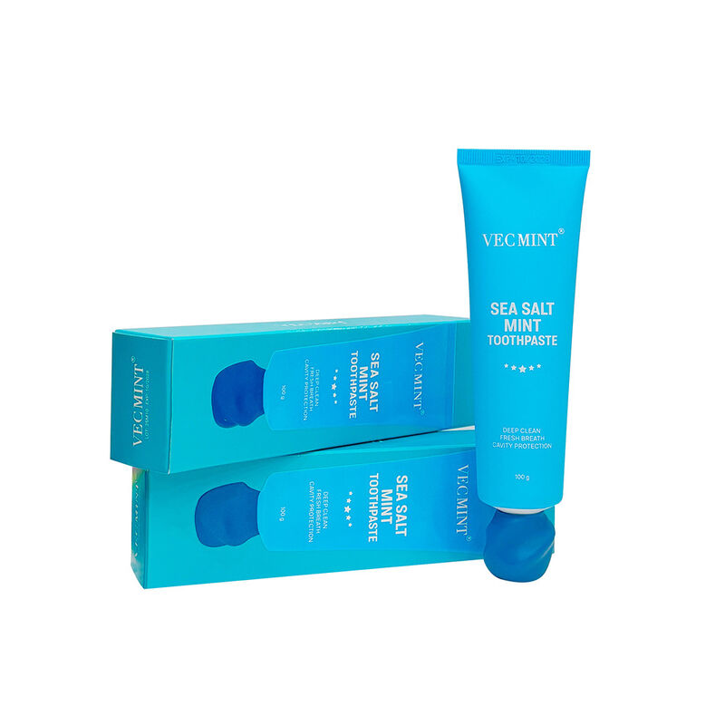 VECMINT 100g muối biển bạc hà kem đánh răng - răng sạch sâu & thở tươi chăm sóc răng miệng